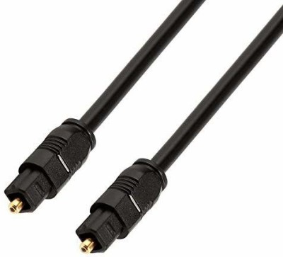 EKAAZ  TV-out Cable Digital Fiber Optical Audio Cable Lead Cord for TV(Black, For TV, 1.5 m)