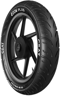 CEAT Zoom Plus TT 61P 110/90-18 Rear Two Wheeler Tyre(Street, Tube)