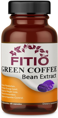 FITIO Pure Green Coffee Bean Extract Capsules Supplement Premium(60 No)
