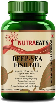 NutraEats Deep Sea Fish Oil 2500mg (Omega 3 Fish Oil) Pro(60 No)