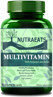 NutraEats MultiVitamin with Ginseng Extract Pro(60 No)