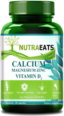 NutraEats Advanced Calcium with Mag Zinc & Vitamin D3(60 No)
