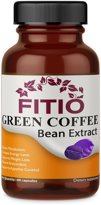 FITIO Pure Green Coffee Bean Extract Capsules Supplement Ultra(60 No)