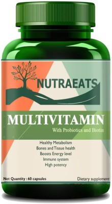 NutraEats The Real Vitamin Advanced Multivitamin, Multivitamins, Multiminerals Pro(60 No)