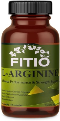 FITIO L-Arginine 1000mg Supplement For Muscle-building, Stamina & Endurance Premium(60 No)