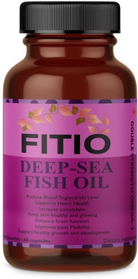 FITIO Deep Sea Fish Oil 2500mg (Fish Oil Capsule) Premium(60 No)