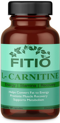 FITIO L Carnitine L Tartrate - Fat Burner, Promote Lean Body, Boost Energy(60 No)