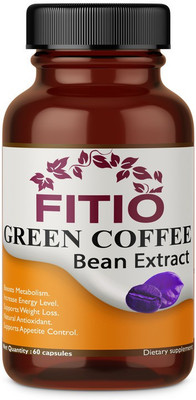 FITIO Pure Green Coffee Bean Extract Capsules Supplement(60 No)