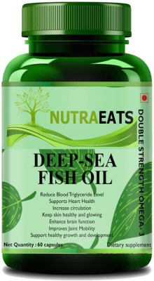 NutraEats Deep Sea Fish Oil 2500mg (Fish Oil Capsule)(60 No)