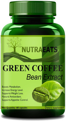 NutraEats Green Coffee Beans Extract Weight Loss Capsules Premium(60 No)