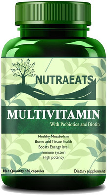 NutraEats Multivitamins True Vitamins with Minerals for Men and Women Pro(60 No)