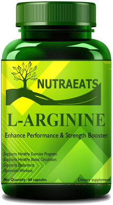 NutraEats L Arginine 1000mg Capsules Per Serving Pro(60 No)