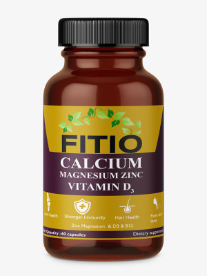 FITIO Advanced Calcium with Mag Zinc & Vitamin D3 Ultra(60 No)