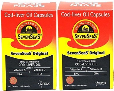 SEVEN SEAS Cod Liver Oil Capsules(2 x 100 No)