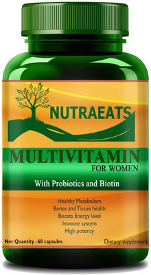 NutraEats Multivitamins True Vitamins with Minerals for Women Ultra(60 No)