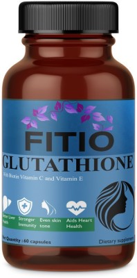 FITIO Nutrition L Glutathione Skin Lightening with Vitamin E & C Pro(60 No)