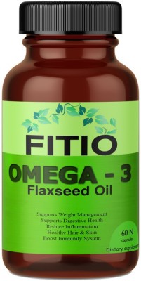 FITIO Cold Pressed Flaxseed Oil 1000MG Pro(60 No)