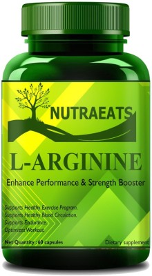 NutraEats L Arginine 1000mg Capsules Per Serving(60 No)