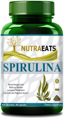 NutraEats Nutrition Spirulian Veg Capsules for Men & Women(60 No)