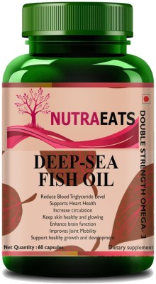 NutraEats Nutrition Deep Sea Fish Oil 2500mg (Fish Oil)(60 No)