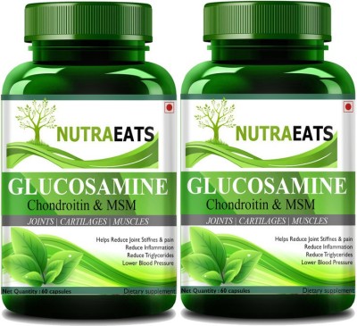 NutraEats Nutrition Joint Support Supplement with Glucosamine (Pack Of 2) Ultra(2 x 60 No)