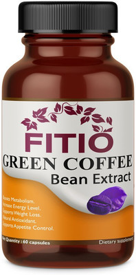 FITIO Pure Green Coffee Bean Extract Capsules Supplement Pro(60 No)