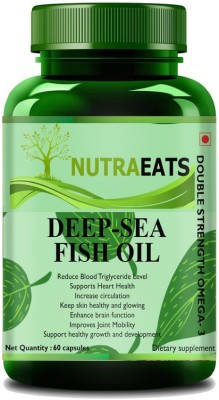 NutraEats Nutrition Deep Sea Fish Oil 2500mg (Fish Oil Capsule) Pro(60 No)