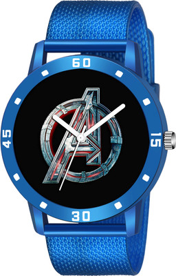 Talgo TG-avengers Blue _Rubber_Aeviyo Black dial Analog Watch  - For Men