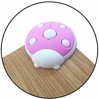 Safe-o-kid Pack of 4-High Quality Silicone Bug Shaped Corner Guards(Pink)