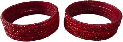 Sudershan Enterprises Glass Bangle Set(Pack of 12)