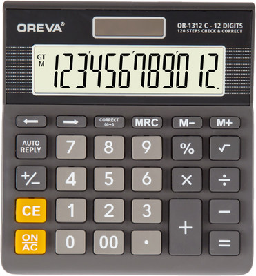 OREVA OR-1312C [DARK GREY] OR 1312C [DARK GREY] Financial  Calculator(12 Digit)