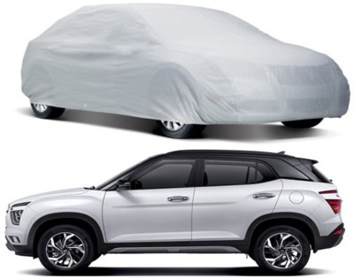 Gali Bazar Car Cover For Mahindra XUV500 W10 1.99 mHawk (With Mirror Pockets)(Silver, For 2016 Models)