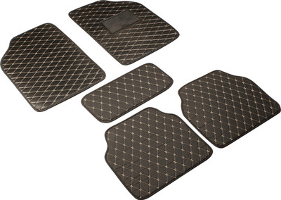 MOCKHE Leatherite Standard Mat For  Hyundai i20(Brown)