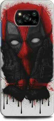 INDICRAFT Back Cover for POCO X3 Pro DEADPOOL, MARVEL, SUPERHERO, COMIC(Multicolor, Dual Protection, Pack of: 1)