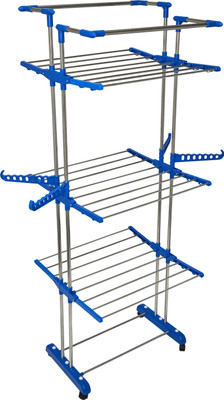 TNC by TNC Steel Floor Cloth Dryer Stand T-CDS-JB2SS-00101(4 Tier)