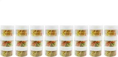 HARSH PET Plastic Grocery Container  - 50(Pack of 24, White)