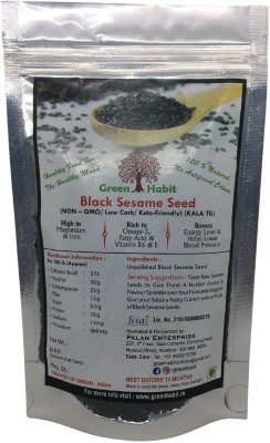 greenhabit Natural Black sesame seeds (500) Black Sesame Seeds(500 g)