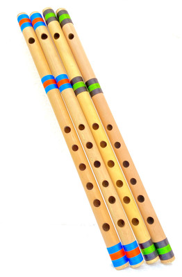 MAGA MART G Scale + C Scale 2pcs set Natural Bamboo Flute Bamboo Flute(43 cm)