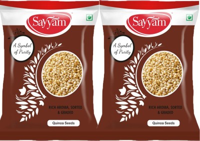 Sayyam Quinoa for weight loss | Quinoa seeds | White Quinoa seeds gluten free Pack of 2 x 500gm (total-1kg) Quinoa(1 kg, Pack of 2)