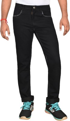 PLOUNGE Slim Men Black Jeans