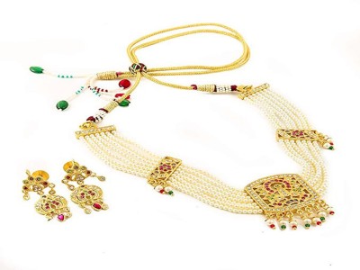 Gilher Copper Gold-plated Multicolor Jewellery Set(Pack of 1)