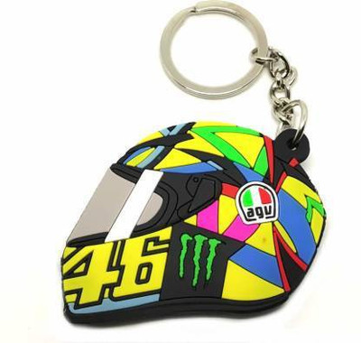 gtrp Doublesided Rubber Dr46 Rozy Helmet Premium Quality Key Chain Key Chain