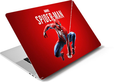 NoWorries Spider man Laptop stickers, HD-Print & High-quality laptop skin decal that fits on all laptop sizes up to 17inch PVC VINYL Reusable Laptop Skin Compatible for 15.6 inch(Theme: Superheroes)