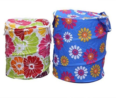 KUBER INDUSTRIES 30 L Multicolor Laundry Bag(Cotton)