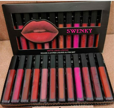 swenky bets mettel liquid multiclur lipstik 12(multiclur, 60 ml)