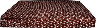 The Furnishing Tree Elastic Strap Double Size Breathable, Waterproof Mattress Cover(Brown)