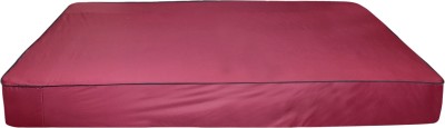 The Furnishing Tree Elastic Strap Single Size Waterproof Mattress Cover(Red)