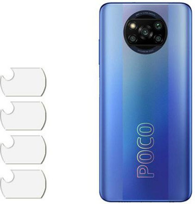 ARBAN Back Camera Lens Glass Protector for POCO X3 PRO(Pack of: 4)
