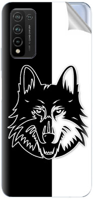 Snooky Honor 10x Lite Mobile Skin(Black, White)