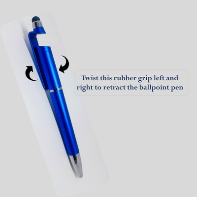 Gadget Zone Pen Stylus Stand Ball Pen(Ink Color - Blue)